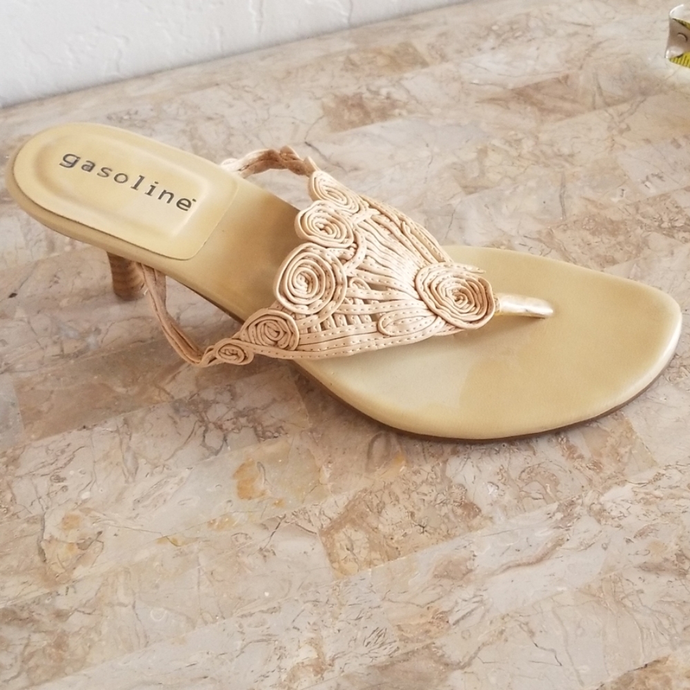 Woven Kitten Heels